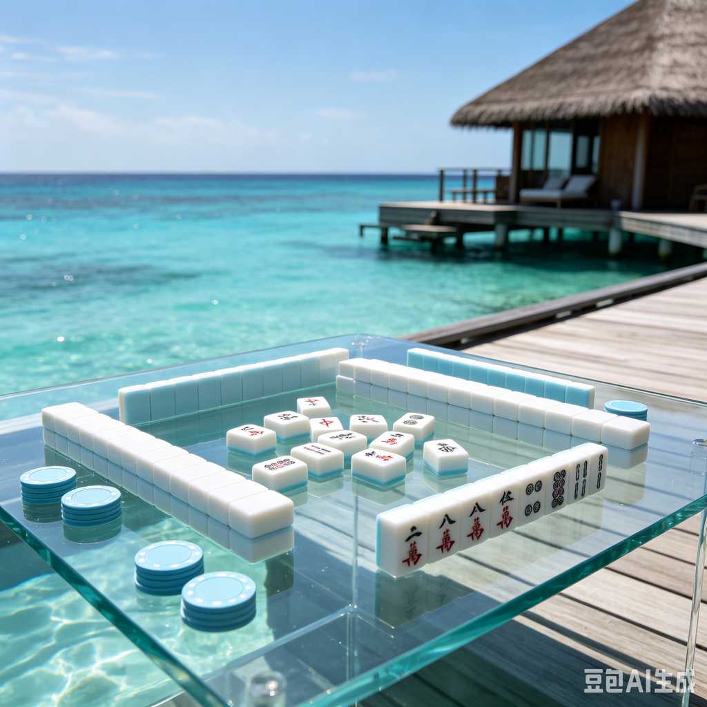clear transparent mahjong tiles