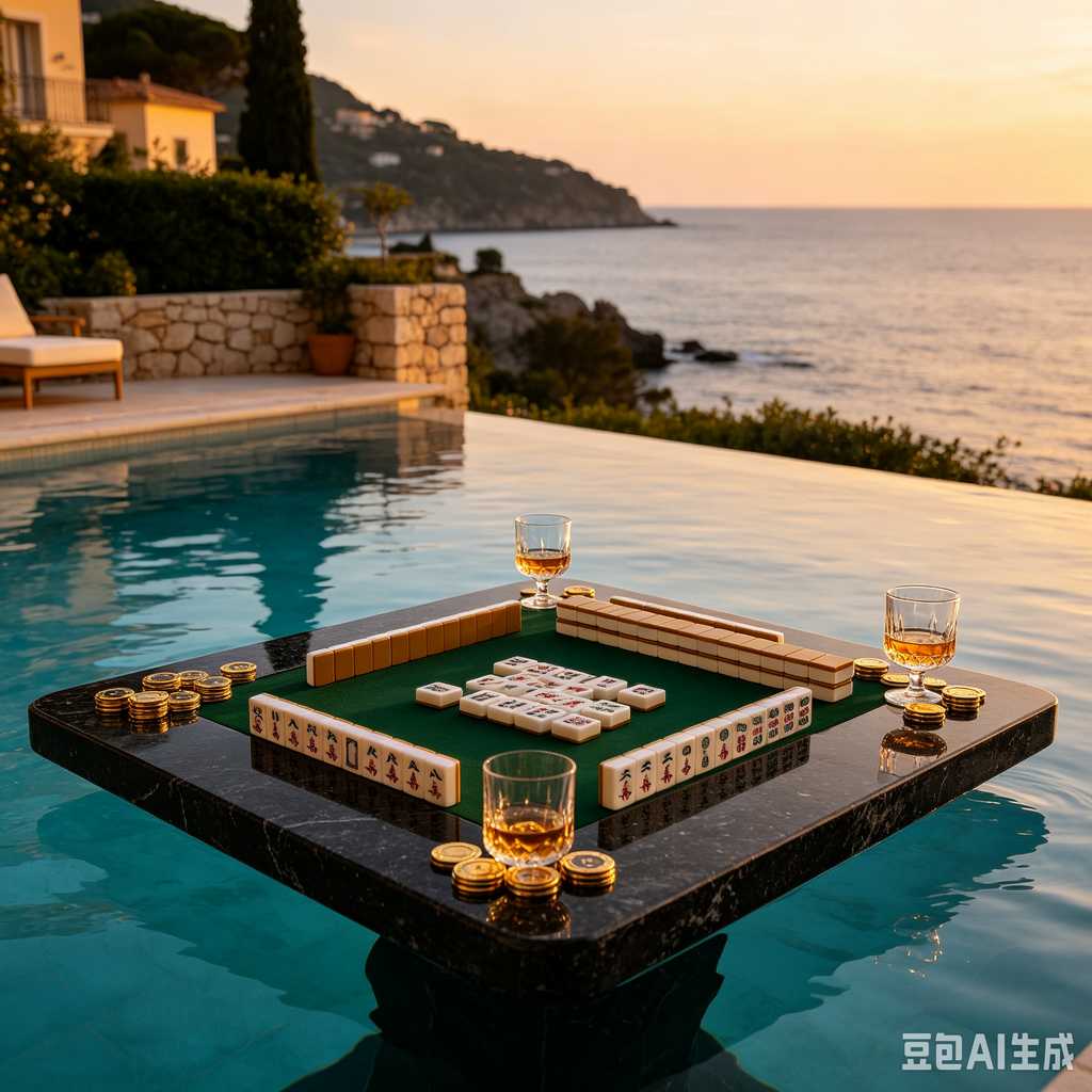 mahjong set for home entertainment