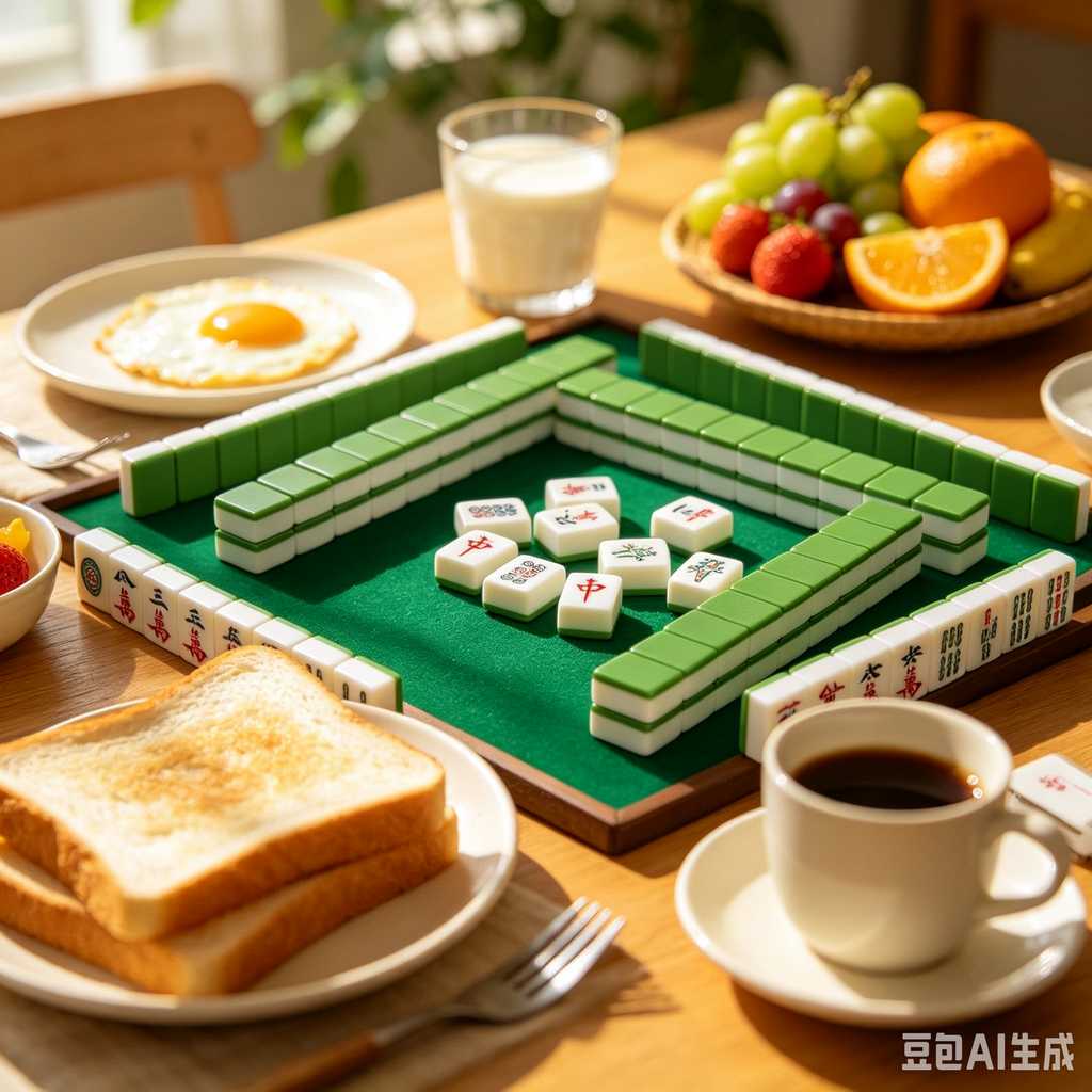 floral design mahjong set
