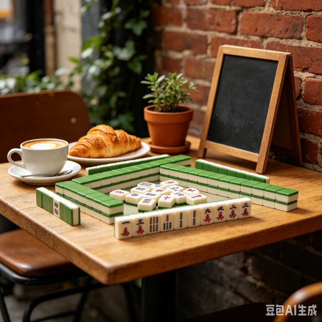 asian classic board game mahjong