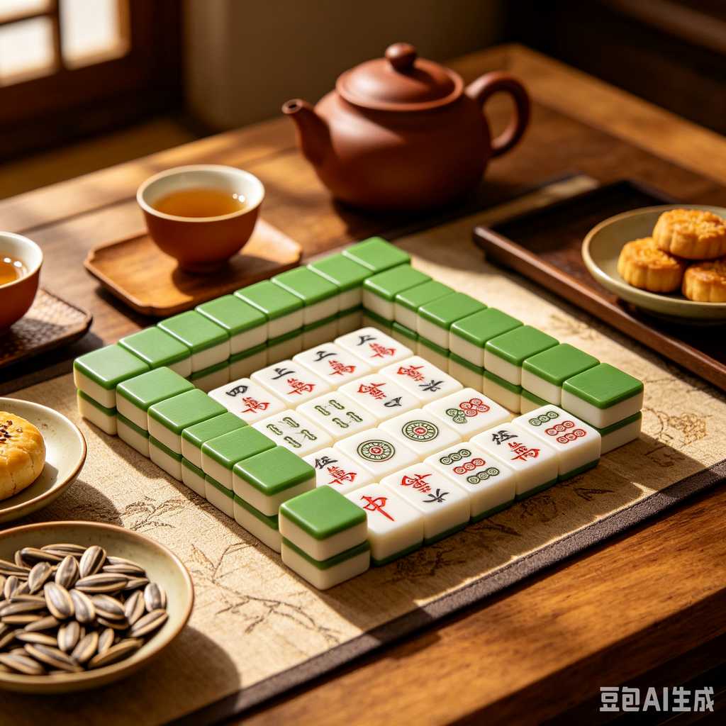 space saving mahjong game set